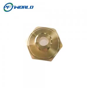 China CNC Brass Parts, Brass Precision Components, Custom Machined Brass Hex Nut on sale