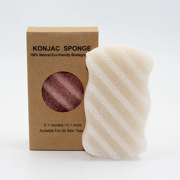 Biodegradable Wave Konjac Sponge