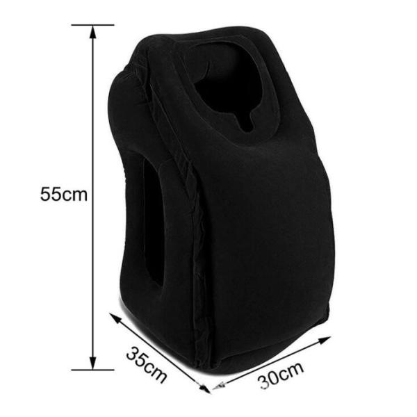 Ultralight Inflatable Travel Pillow , Inflatable Airplane Pillow For Neck Lumbar Support