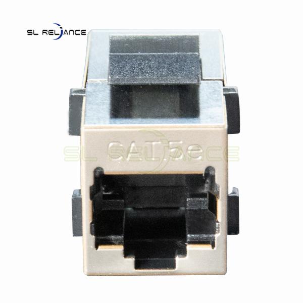 180 Degree Cat5e Tooless RJ45 Keystone Jack 8p8c FTP Inline Coupler Type
