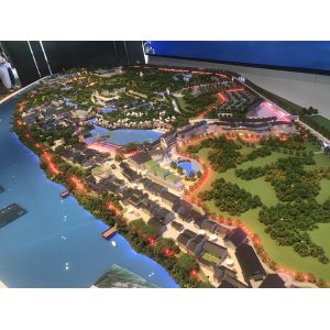 1:150 Traditional Chinese Ancient Town Model Architectural Customized