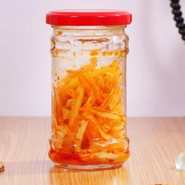 Empty 9.8oz Glass Tomato Sauce Bottle Eco Friendly Recyclable Reusable