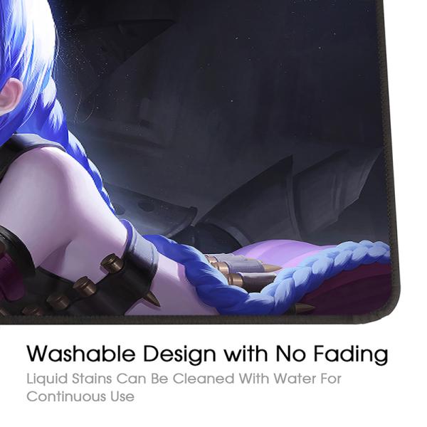 Custom Full Colour Anime Girl Design Print Xl Xxl Big Anti-Slip Rubber Computer Mouse Pad Non-Toxic