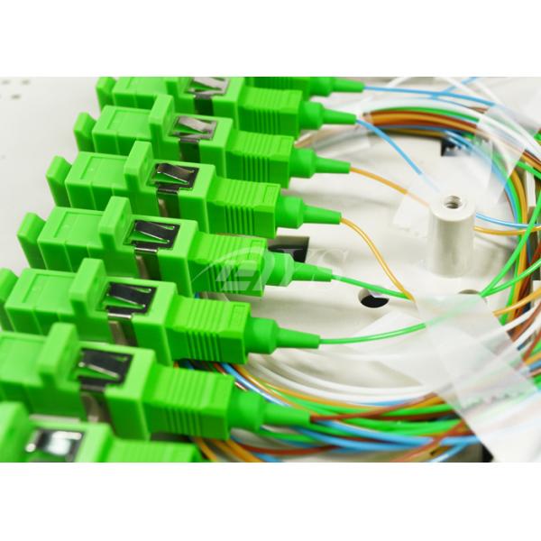 Durable Clip Clock Fiber Optic Splice Closure Easy Open With 1/ 8 Plc Splitter