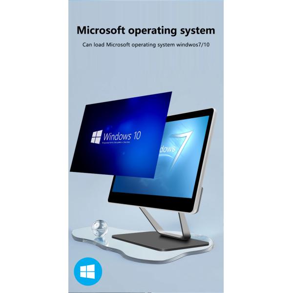 15.6Inch Touch Screen Pos All In One Desktop Retail Pos System N2840 2+32GB Supermarket Window Pos Terminal