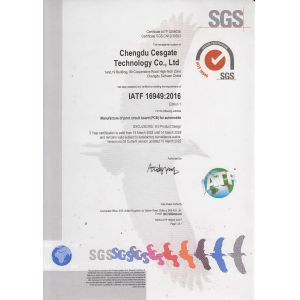 Chengdu Cesgate Technology Co., Ltd Certifications