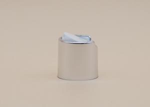 Quality Silver Color Aluminum Disk Top Cap , Shampoo Bottle Cap Customized Color for sale