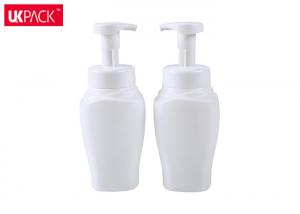 China 500ML Special Shaped Hdpe Plastic Foam Soap Pump Bottle For Body Shower Gel on sale