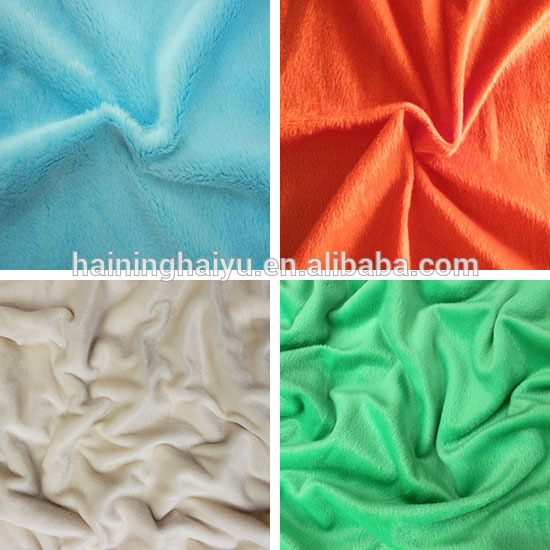 0.5mm-1mm twill super soft warp knitting fabric home fabric wool fabric