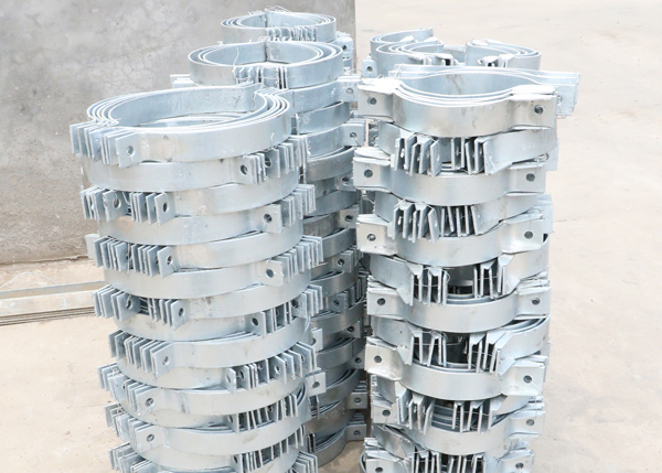 Flat Rolled Steel Electric Power Fitting , Transmission Line Hardware Fittings