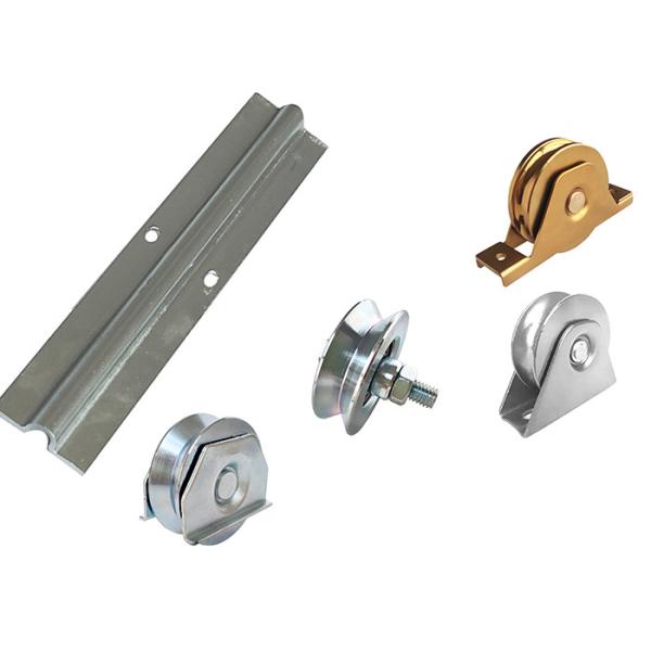 Heavy Duty Telescopic Iron 5m Sliding Gate Track Hardware U Groove Jnk Hardware Kit