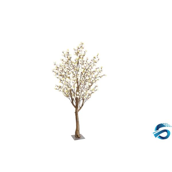 Wood Artificial Magnolia Branches Corrosion Resistance Realistic Visual Effects