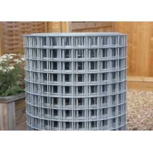 Quality 50X50 PVC Coated Abrasion Proof Galvanized Wire Fence Roll Hardware Cloth for Garden and Animal Fences for sale