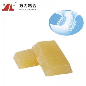 Quality Yellow Medical Grade Adhesive Bonding Diaper Flexible Hot Glue TPR-6258AS for sale