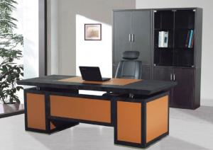 China modern home office leather table furniture/home office leather desk furniture on sale