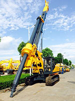 37 m / 45 m Drilling Depth Bored Pile Equipment , Foundation Drill Rigs 34 T