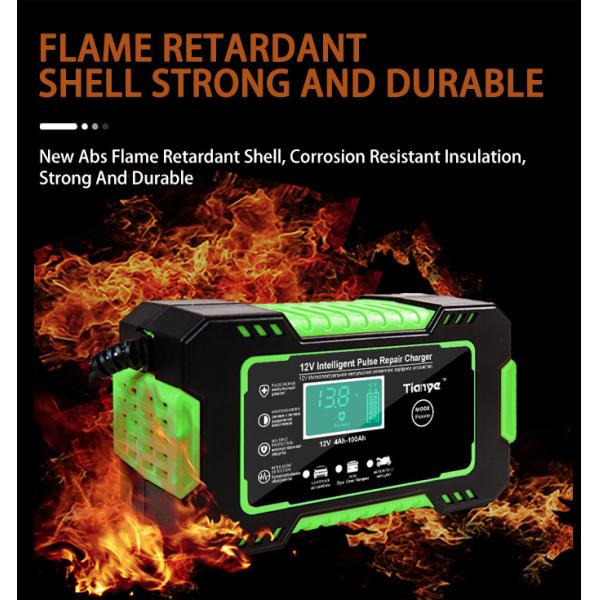 Caravan PWM Smart Battery Charger 12V 6A With Pulse Repair