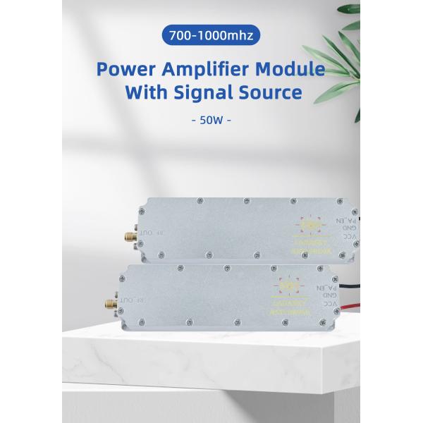 Required Power Supply More Than 3.7A 700-1000MHz 50W GaN Module Anti Drone Anti Fpv Anti Dji Anti Autel Fpv Suppresor