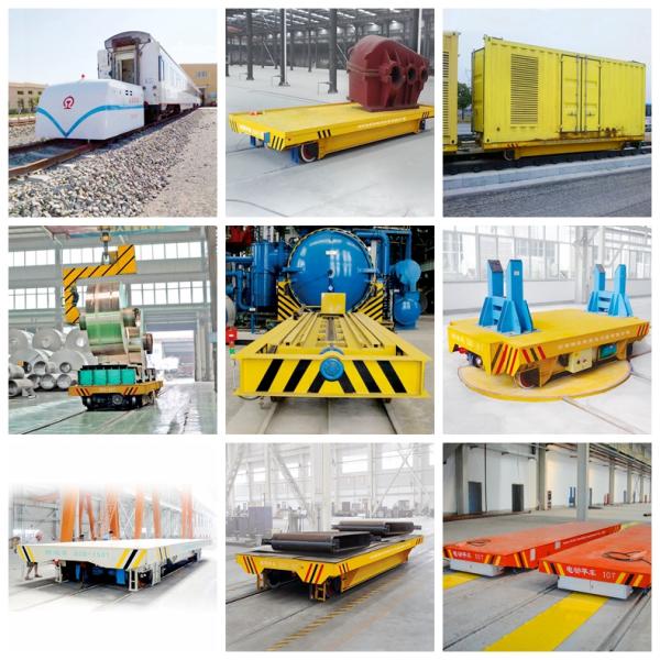 Motorless Rail Dolly Towed Type Industrial Heavy Duty Handling Equipment