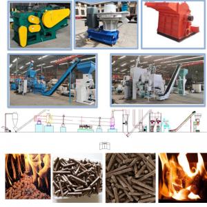 Quality 10TPH Biomass Pellet Production Line Eucalyptus Pine Birch Wood Chip Pellet Machine for sale