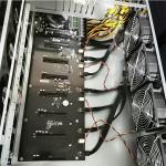 Wholesale 847Pro 8 GPU case with Fans DDR3 4G 64G/128G 65MM space open case