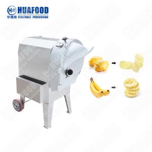 China Cheap Zigzag Potato Cutter Shredder Crinkle Potato Carrot Shredding Machine Wave Strip Potato Cutting Machine on sale