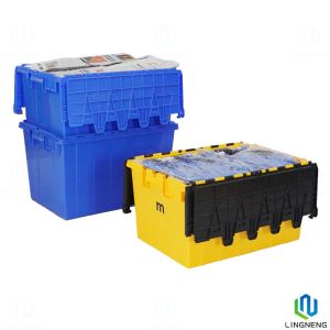 Nestable Stackable Heavy Duty Reusable Plastic Shipping Totes Containers With