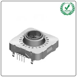 Quality 33mm EC33 Hollow Rotary Encoder , 30000 Cycles Coded Rotary Switch for sale