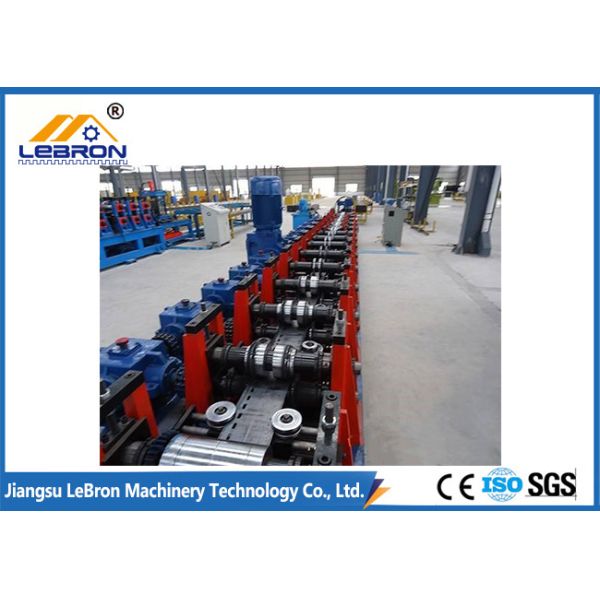 High Speed Steel Channel Roll Forming Machine 18 Stations For Solar Strut