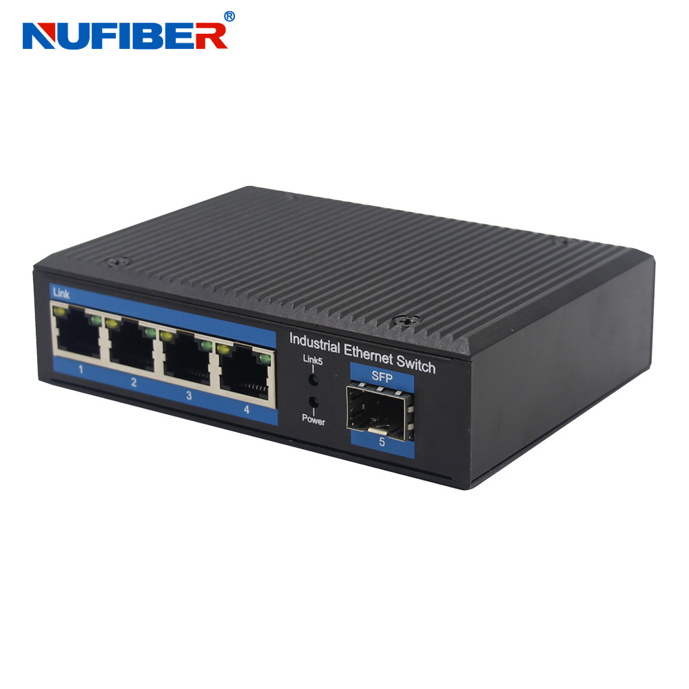Sfp Slot 4 Port Unmanaged Ethernet Switch Redundant Power Inputs Unmanaged Industrial Switch