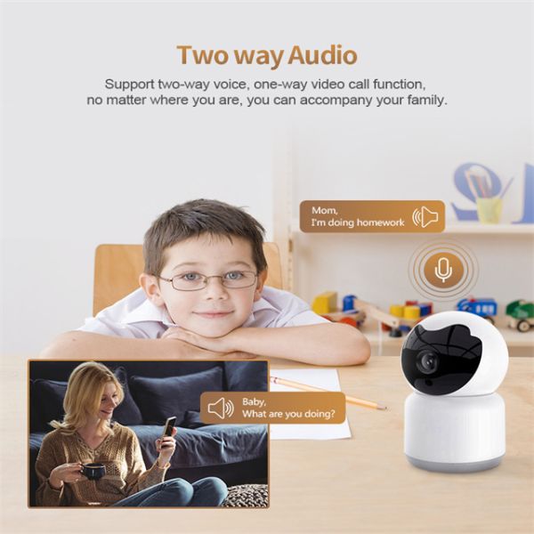 Tuya Smart Camera WIFI Wireless Home Security Camera IR Night Vision Two Way Audio Baby Monitor