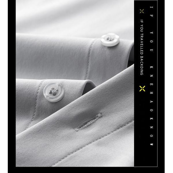 Autumn Custom Tuxedo Men's Shirts 100% Cotton Long Sleeve Formal Shirts for Plus Size