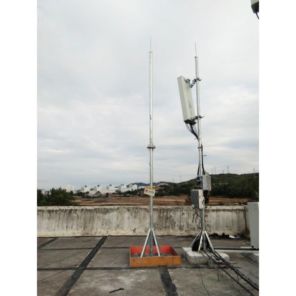 5g Antenna Mast Telecom Rooftop Monopole Tower