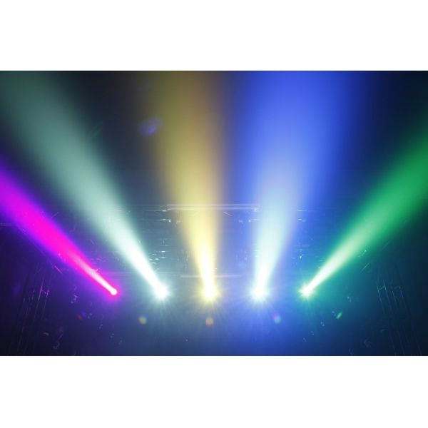 60W RGBW 4in1 LED Unlimited Rotating LED Moving Head Light Dj Disco Lighting