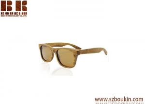 China 100% wooden sunglasses wholesale, bamboo wood polarized sunglasses UV400 on sale