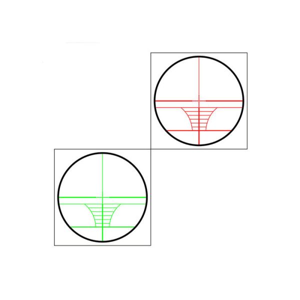Ocular Focus Illuminated Reticle Scope , Outdoor Hunting Sight Easy Shooting 4X25EG