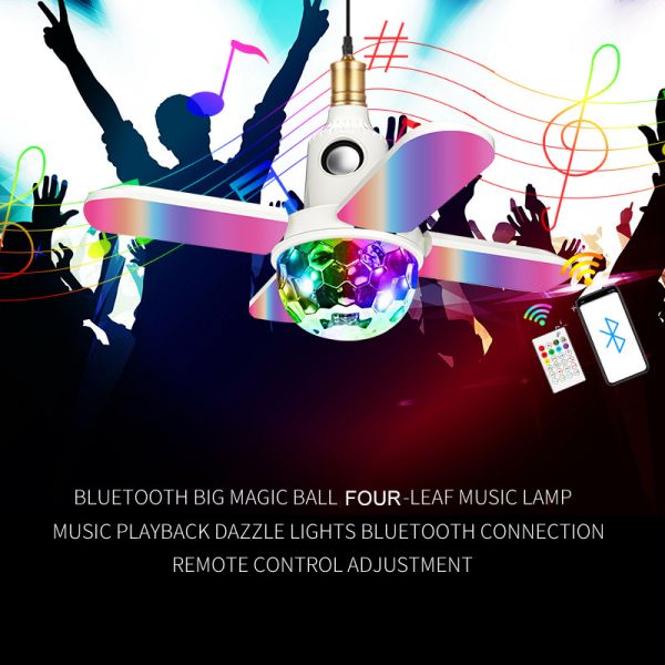 Bar Decoration 3300Lm 5.0 Bluetooth Light Bulb That Plays Music 86-265V