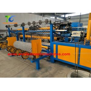 Quality 5.5kw 3000mm Cyclone Chain Link Fence Machine 4mm Single Wire for sale