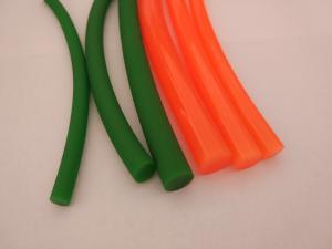 Quality Wear Resistant Polyurethane Drive Belts PU Polyurethane Round Cord With Green Color Orange Color for sale