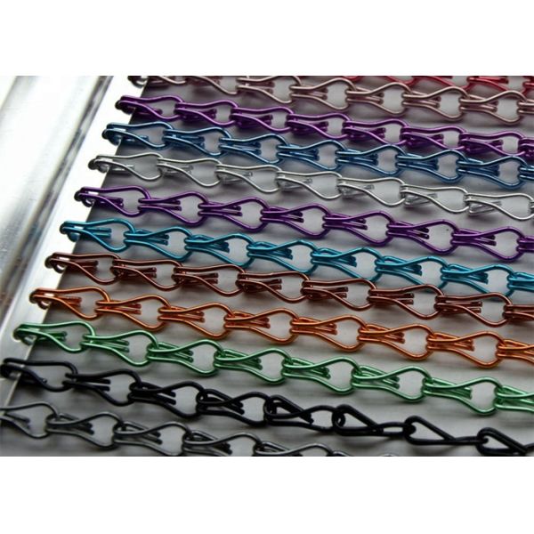 Aluminum Hook Link Drapery For Architecture Outside Designs