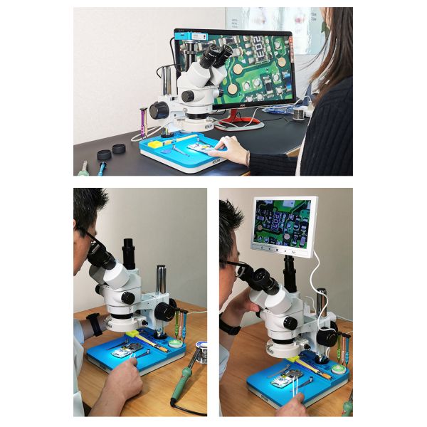 9" LCD Digital Zoom Stereo Optical Microscope