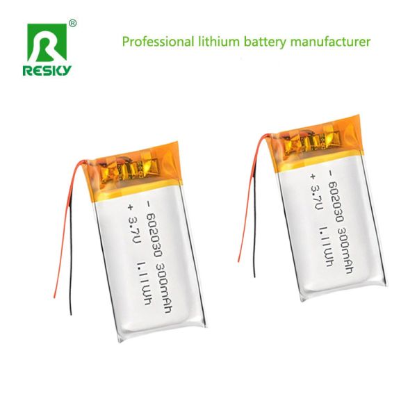 LP602030 3.7v 300mAh Rechargeable Lithium Polymer Battery Durable and Long Cycle Life 500cycles