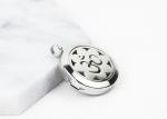 Hollow Sun Flower Essential Oil Jewelry Diffuser Necklace Locket 6.5mm Thickness