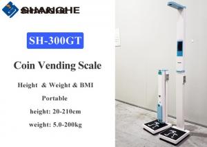 Quality Balance Weighing Scales For Fat Person Losing Weight Used For Gym Ultrasonic Coino Perated Height And Weight Scale for sale