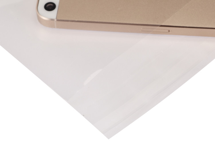 Resealable Clear Transparent Plastic Packaging Pouch with Adhesive tap