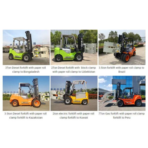 2000KG Load Capacity Electric Powered Forklift 2 Mast Stage 3000mm Lifting Height 48V 600Ah Battery