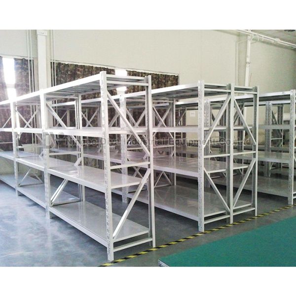 Heavy Duty Stacking Rack System , Warehouse Metal Storage Rack Shelf