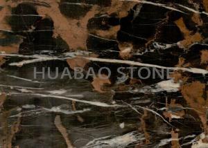 Quality Wall Cladding Marble Slab Tile , Natural Stone Flooring Polished Surface for sale