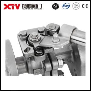 China GB/T12237 Standard Industrial Usage Xtv Lever Operated Flange Spring Return Ball Valve on sale