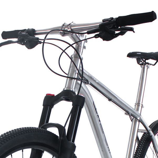 5.04 Inch Titanium Bicycle Handlebars Titanium Flatbar 3 - 7 Degrees Ti MTB Handlebar